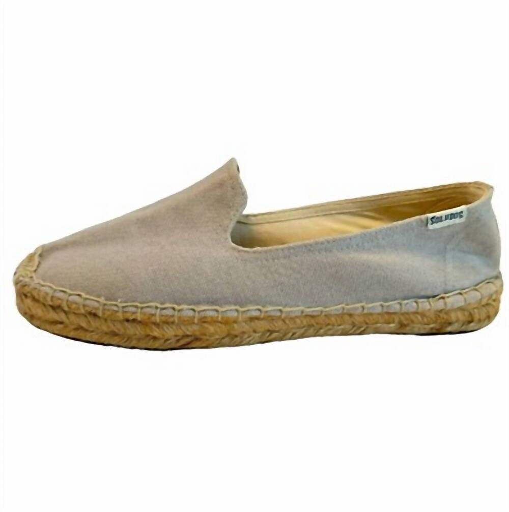 NEW SOLUDOS women's smoking slipper in grey